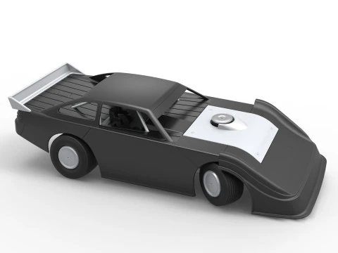Australian Super Sedan while turning Scale 1 to 25 3D Print Model