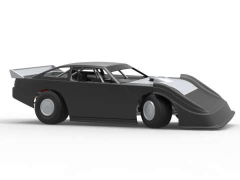 Australian Super Sedan while turning Scale 1 to 25 3D Принт Модель