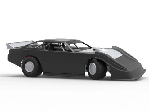 Australian Super Sedan while turning Scale 1 to 25 3D Print Model