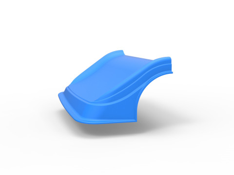 Non symmetric Nose for Australian Super Sedan Scale 1 to 25 3D Print Model