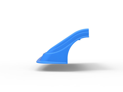 Non symmetric Nose for Australian Super Sedan Scale 1 to 25 Modello di stampa 3D