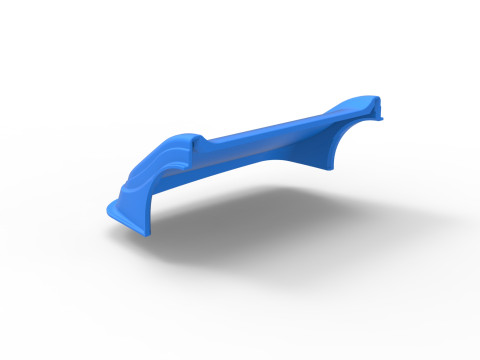 Non symmetric Nose for Australian Super Sedan Scale 1 to 25 Modello di stampa 3D