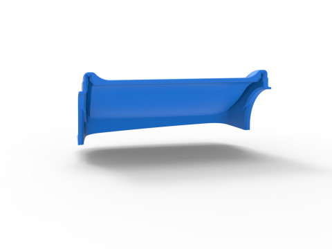 Non symmetric Nose for Australian Super Sedan Scale 1 to 25 Modello di stampa 3D