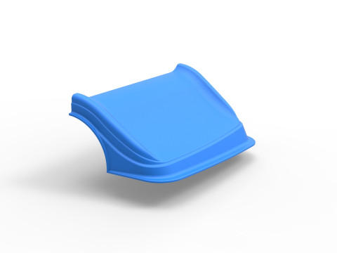 Non symmetric Nose for Australian Super Sedan Scale 1 to 25 Modello di stampa 3D
