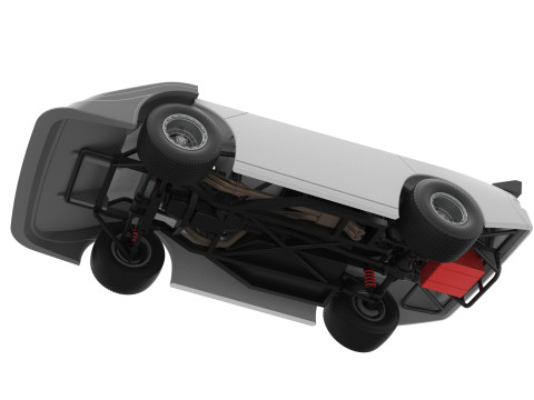 Australian Super Sedan Version 2 Scale 1 to 25 3D 프린트 모델