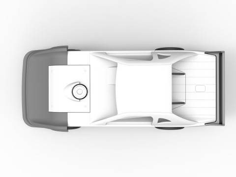 Australian Super Sedan Version 2 Scale 1 to 25 3D 프린트 모델