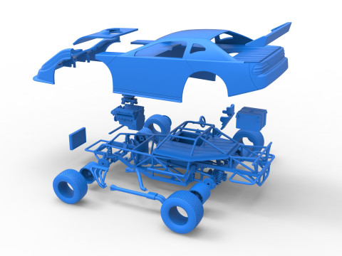 Australian Super Sedan Version 2 Scale 1 to 25 3D 프린트 모델