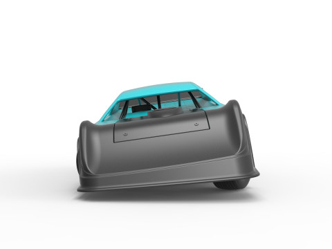 Australian Super Sedan Version 2 while turning Scale 1 to 25 3D Print Model