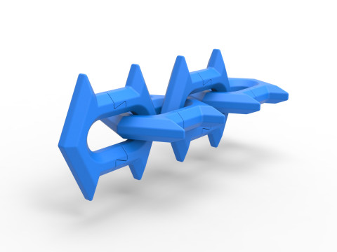 Cosplay Chain 33 Modelo de Impressão 3D