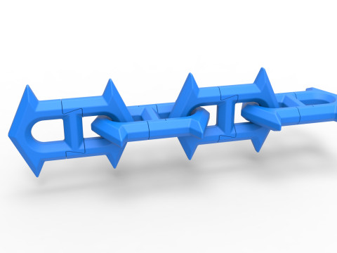 Cosplay Chain 34 Model Cetak 3D