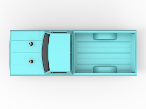 Top part of Mud truck Scale 1 to 25 3D Принт Модель
