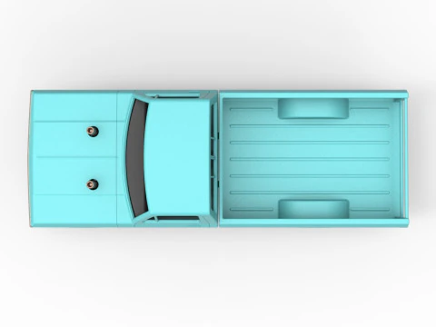 Top part of Mud truck Scale 1 to 25 3D Print Model