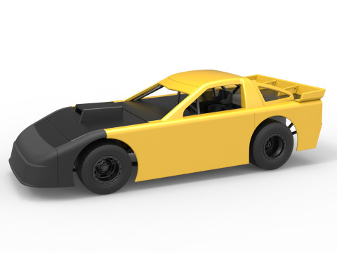 New Zealand Super Saloon race car Scale 1 to 25 3D Print Model