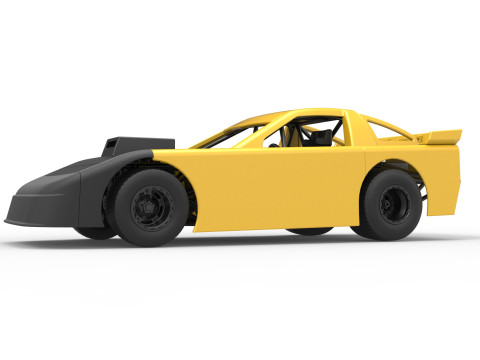 New Zealand Super Saloon race car Scale 1 to 25 Modelo de Impressão 3D