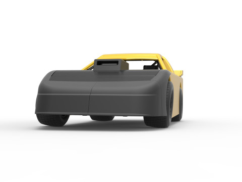 New Zealand Super Saloon race car Scale 1 to 25 Modelo de Impressão 3D