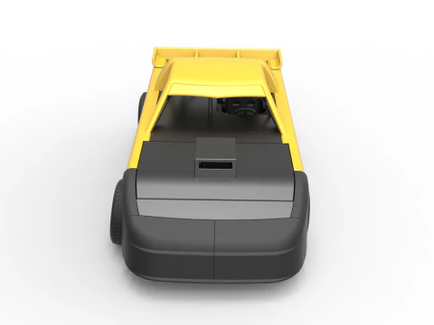 New Zealand Super Saloon race car Scale 1 to 25 3D Print Model