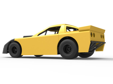 New Zealand Super Saloon race car Scale 1 to 25 Modelo de Impressão 3D