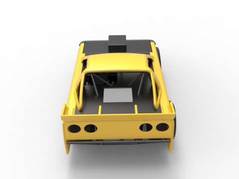 New Zealand Super Saloon race car Scale 1 to 25 Modelo de Impressão 3D