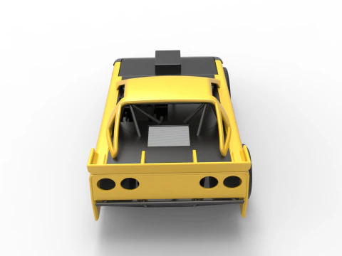 New Zealand Super Saloon race car Scale 1 to 25 3D Print Model