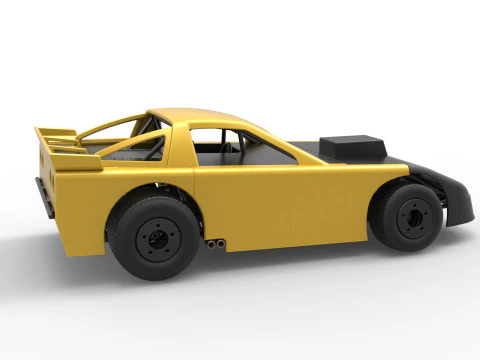 New Zealand Super Saloon race car Scale 1 to 25 3D Print Model