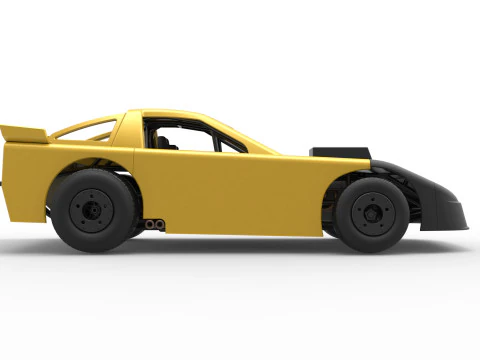 New Zealand Super Saloon race car Scale 1 to 25 3D Print Model