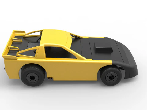 New Zealand Super Saloon race car Scale 1 to 25 3D Print Model