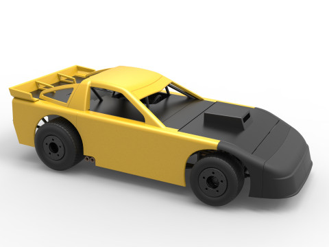 New Zealand Super Saloon race car Scale 1 to 25 Modelo de Impressão 3D