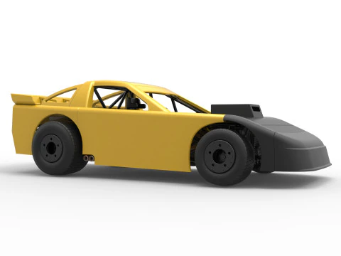 New Zealand Super Saloon race car Scale 1 to 25 3D Print Model