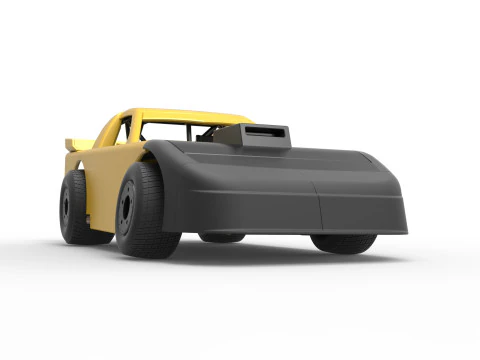 New Zealand Super Saloon race car Scale 1 to 25 3D Print Model