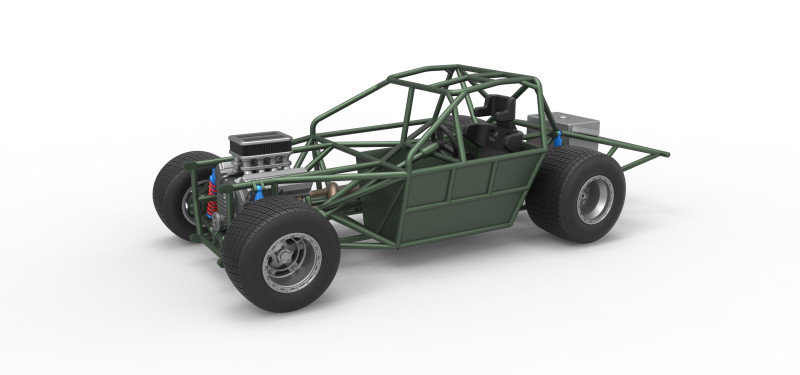 New Zealand Super Saloon race car Base Scale 1 to 25 Modelo de impresión 3D .c4d .max .obj .3ds .fbx .stl .blend