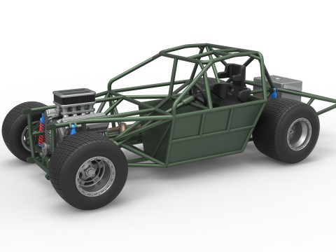 New Zealand Super Saloon race car Base Scale 1 to 25 3Dプリントモデル