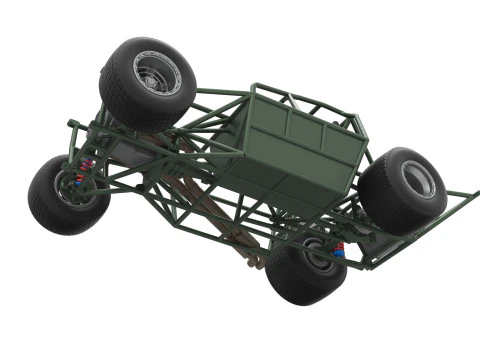 Carro de corrida Super Saloon da Nova Zel&acirc;ndia, escala b&aacute;sica de 1 a 25 Modelo de Impressão 3D