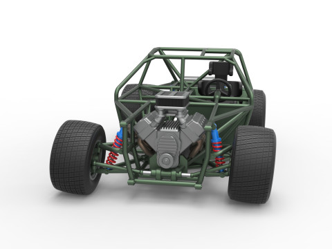 New Zealand Super Saloon race car Base Scale 1 to 25 Modelo de impresión 3D