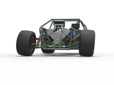 Carro de corrida Super Saloon da Nova Zel&acirc;ndia, escala b&aacute;sica de 1 a 25 Modelo de Impressão 3D