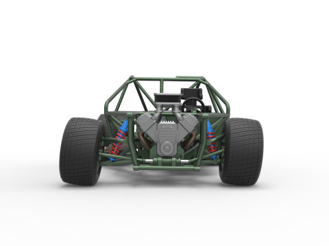New Zealand Super Saloon race car Base Scale 1 to 25 Modelo de impresión 3D