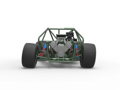 Carro de corrida Super Saloon da Nova Zel&acirc;ndia, escala b&aacute;sica de 1 a 25 Modelo de Impressão 3D