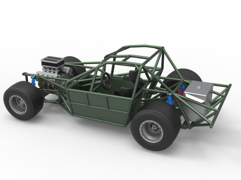 New Zealand Super Saloon race car Base Scale 1 to 25 Modelo de impresión 3D