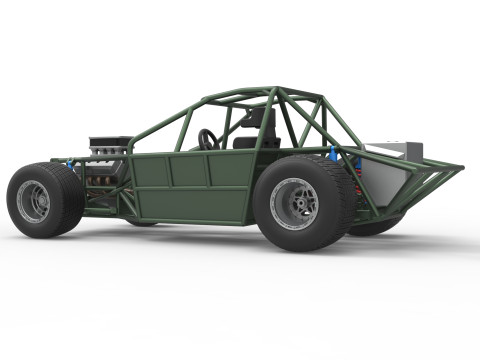 New Zealand Super Saloon race car Base Scale 1 to 25 Modelo de impresión 3D