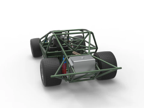 Carro de corrida Super Saloon da Nova Zel&acirc;ndia, escala b&aacute;sica de 1 a 25 Modelo de Impressão 3D