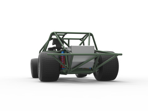 New Zealand Super Saloon race car Base Scale 1 to 25 Modelo de impresión 3D