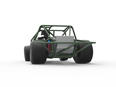 Carro de corrida Super Saloon da Nova Zel&acirc;ndia, escala b&aacute;sica de 1 a 25 Modelo de Impressão 3D