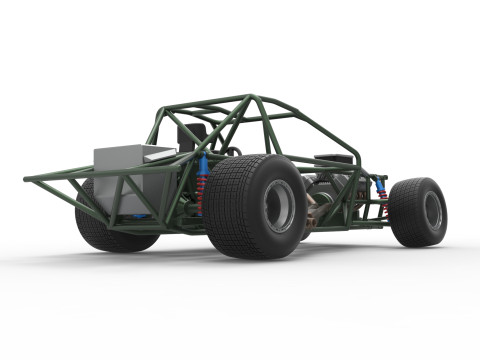 New Zealand Super Saloon race car Base Scale 1 to 25 Modelo de impresión 3D
