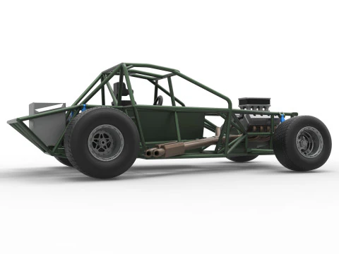 Carro de corrida Super Saloon da Nova Zel&acirc;ndia, escala b&aacute;sica de 1 a 25 Modelo de Impressão 3D