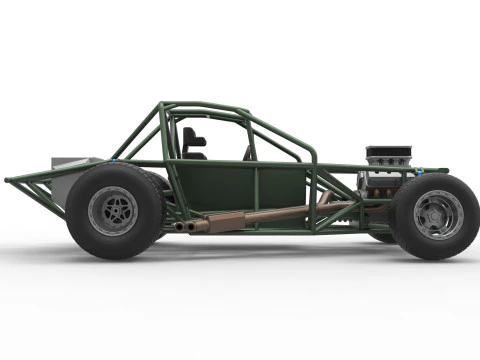 Carro de corrida Super Saloon da Nova Zel&acirc;ndia, escala b&aacute;sica de 1 a 25 Modelo de Impressão 3D