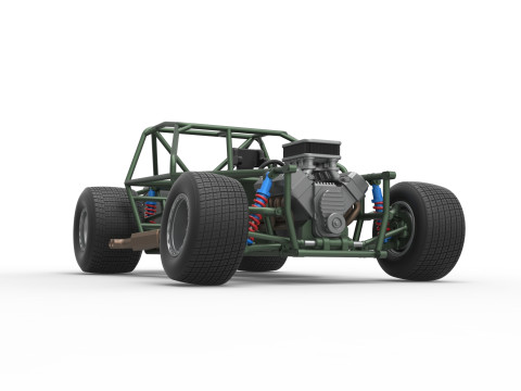 New Zealand Super Saloon race car Base Scale 1 to 25 Modelo de impresión 3D