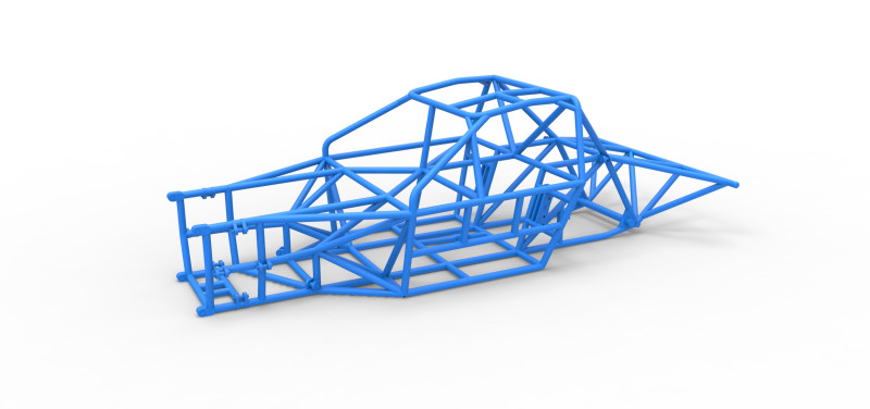Frame of New Zealand Super Saloon race car Scale 1 to 25 Modèles 3D en vedette .c4d .max .obj .3ds .fbx .stl .blend 