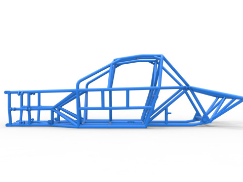 Frame of New Zealand Super Saloon race car Scale 1 to 25 Modèles 3D en vedette