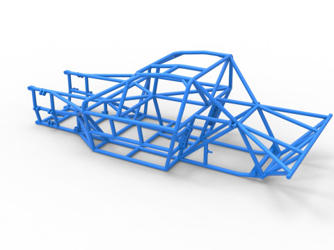Frame of New Zealand Super Saloon race car Scale 1 to 25 Modèles 3D en vedette