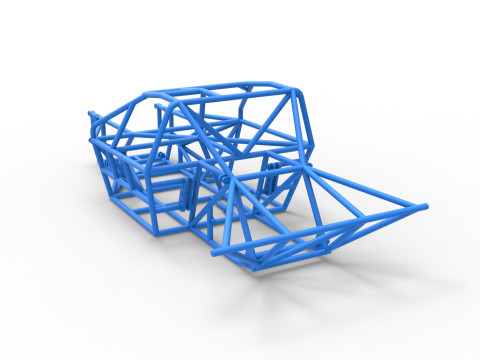 Frame of New Zealand Super Saloon race car Scale 1 to 25 Modèles 3D en vedette