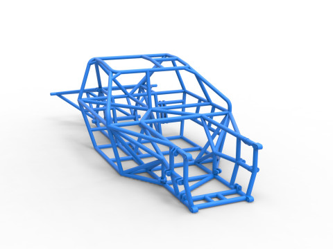 Frame of New Zealand Super Saloon race car Scale 1 to 25 Modèles 3D en vedette